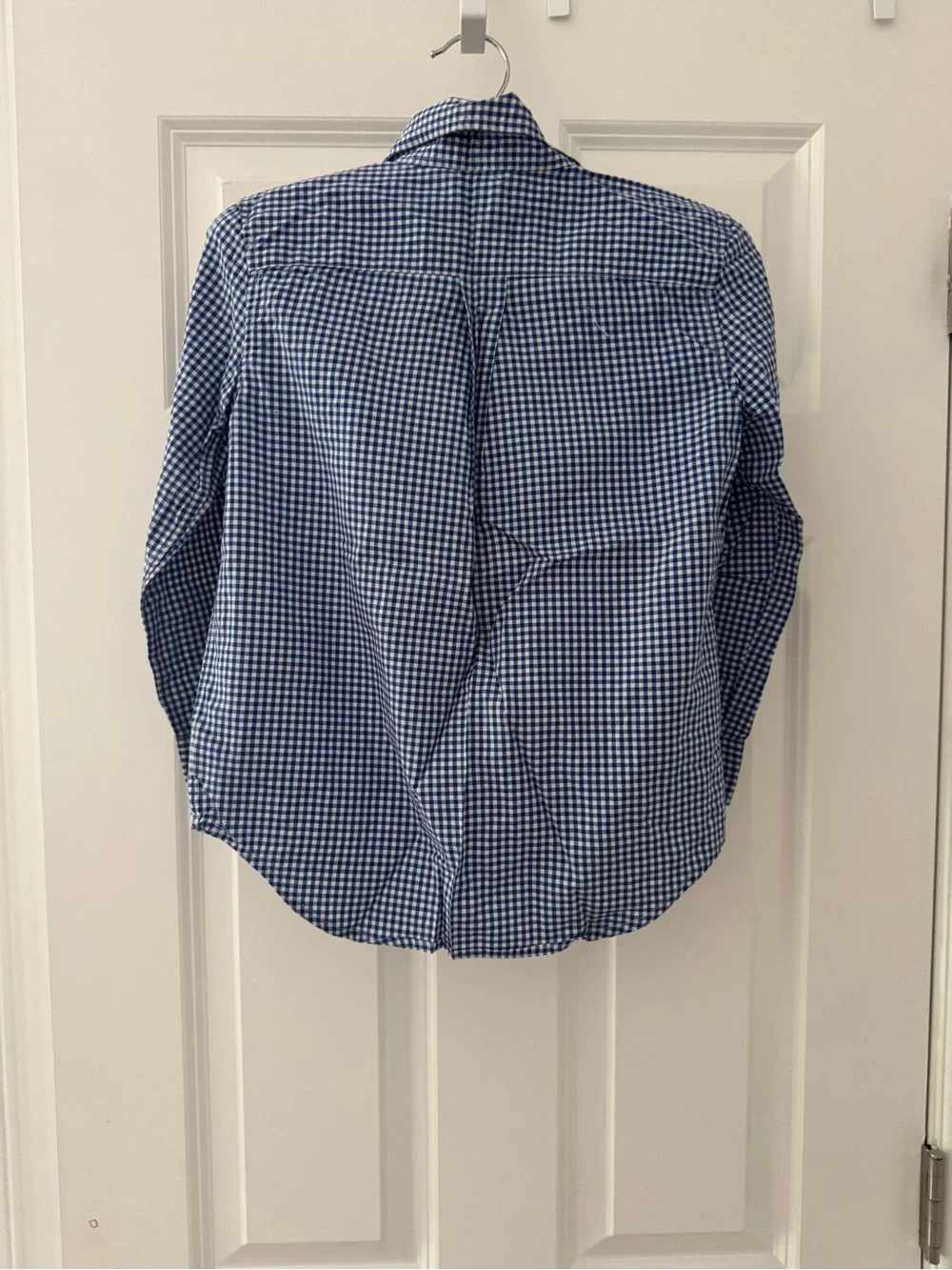 Ralph Lauren Blue & White Gingham Button-Down Shirt for Kids